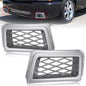 Solid Spare For 03-07 Chevrolet Silverado SS-Style Bumper Caliper Air Duct Left Right Pair