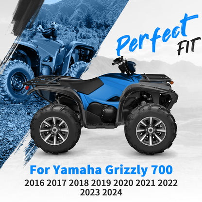 Solid Spare Fender Flare Guard For Yamaha Grizzly 700 2016-2025 4PCS Overfender Mud Guard
