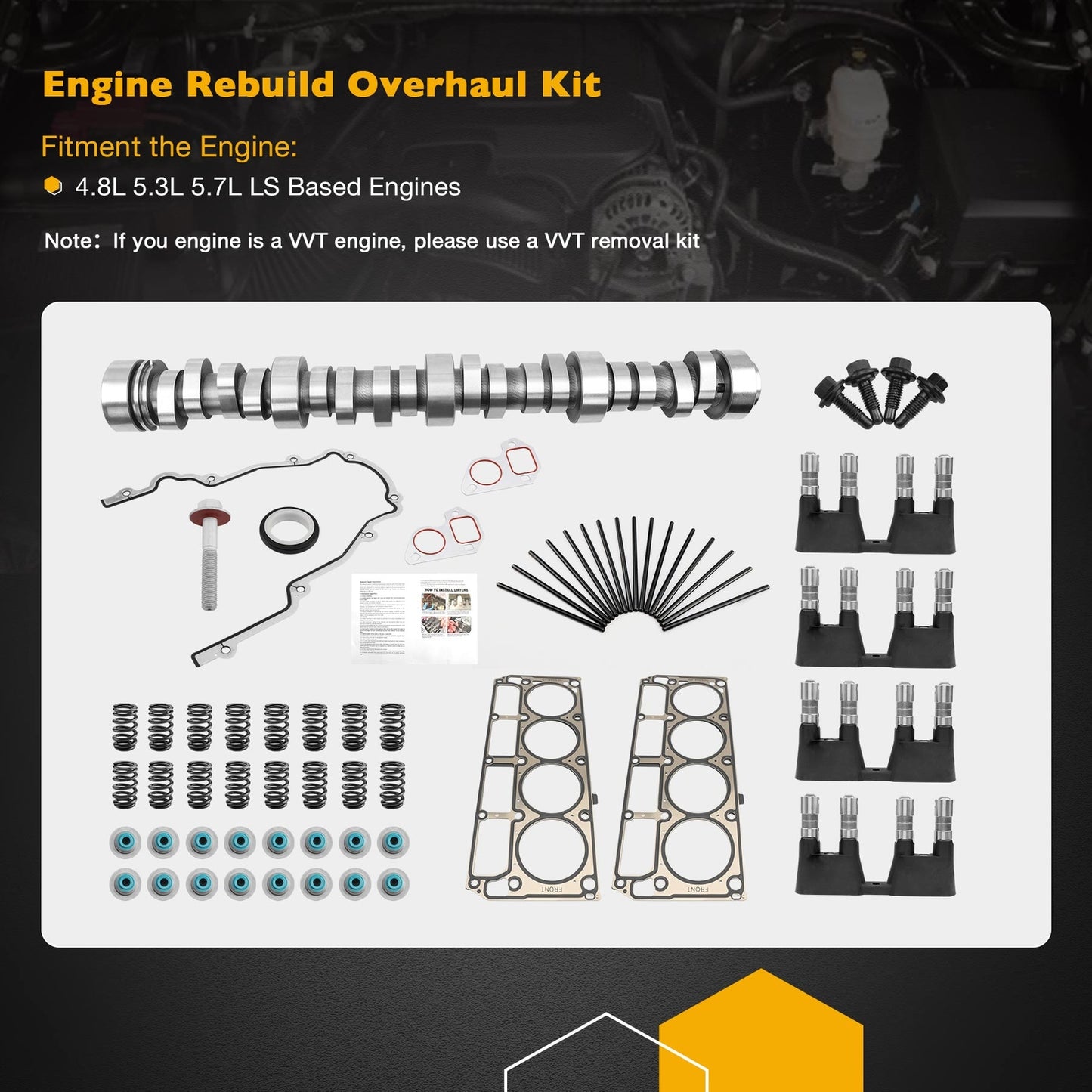 DOD AFM Cam Springs Lifters Kit For 1999-2013 Chevy Silverado GMC 4.8 5.3 5.7 LS