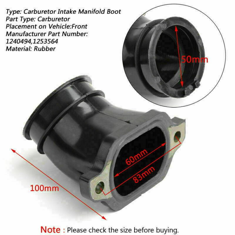 Intake Carburetor Interface 1240494 For Polaris Ranger Sportsman 800 EFI Twin U7
