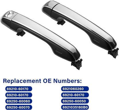 Outside Door Handle Four-Piece Package For Lexus GX460 2010-2017 69210-60170