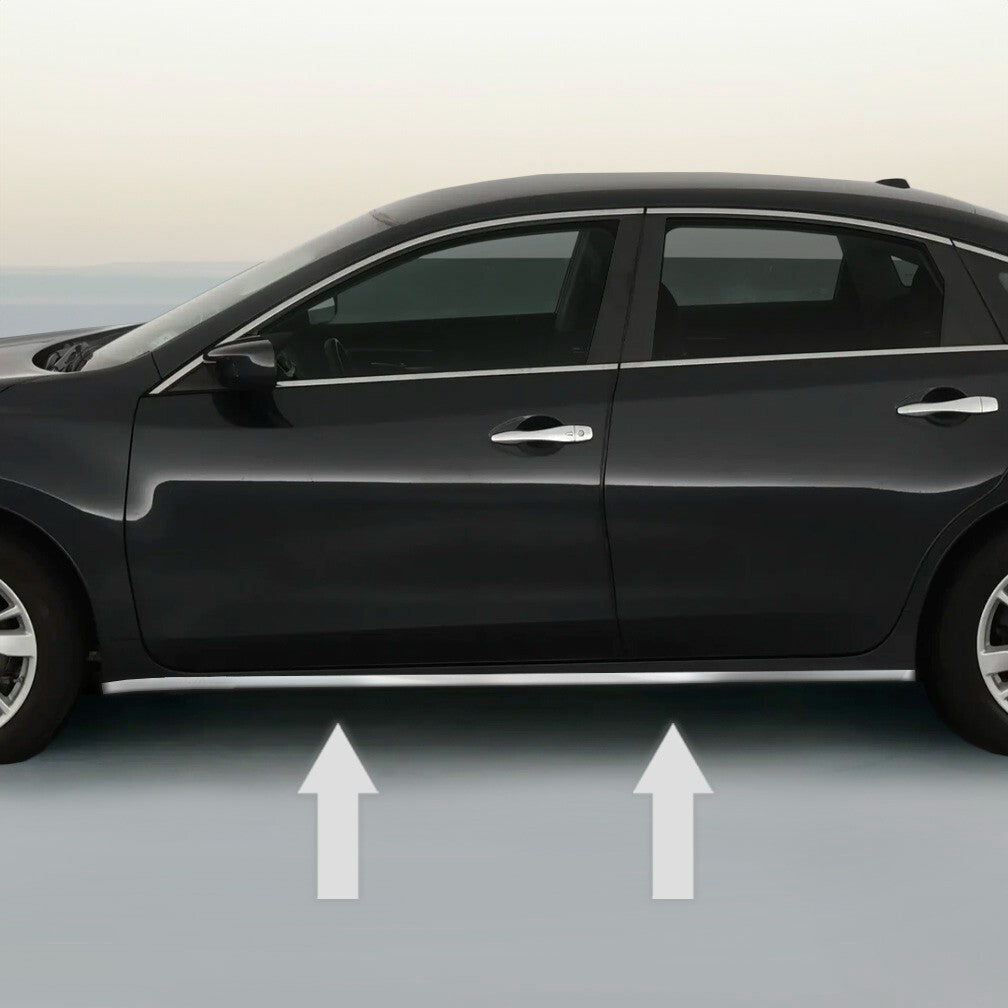ROCKER PANEL CHROME TRIM SIDE MOLDING For NISSAN ALTIMA 13 14 15 16 17 18