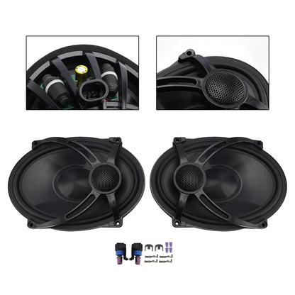 Pair Saddlebag Lid Speakers 5"X7" Fit For Touring Flt Flh Flhr 1994-2024 2023