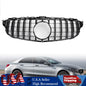 GTR Style Front Bumper Grill Grille fit Mercedes W205 C250 C300 C43 2015-2018