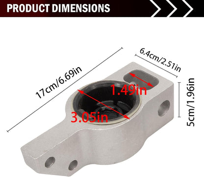 1Pair Front Lower Control Arm Bushing For VW CC Passat Tiguan 2009 2010-2014