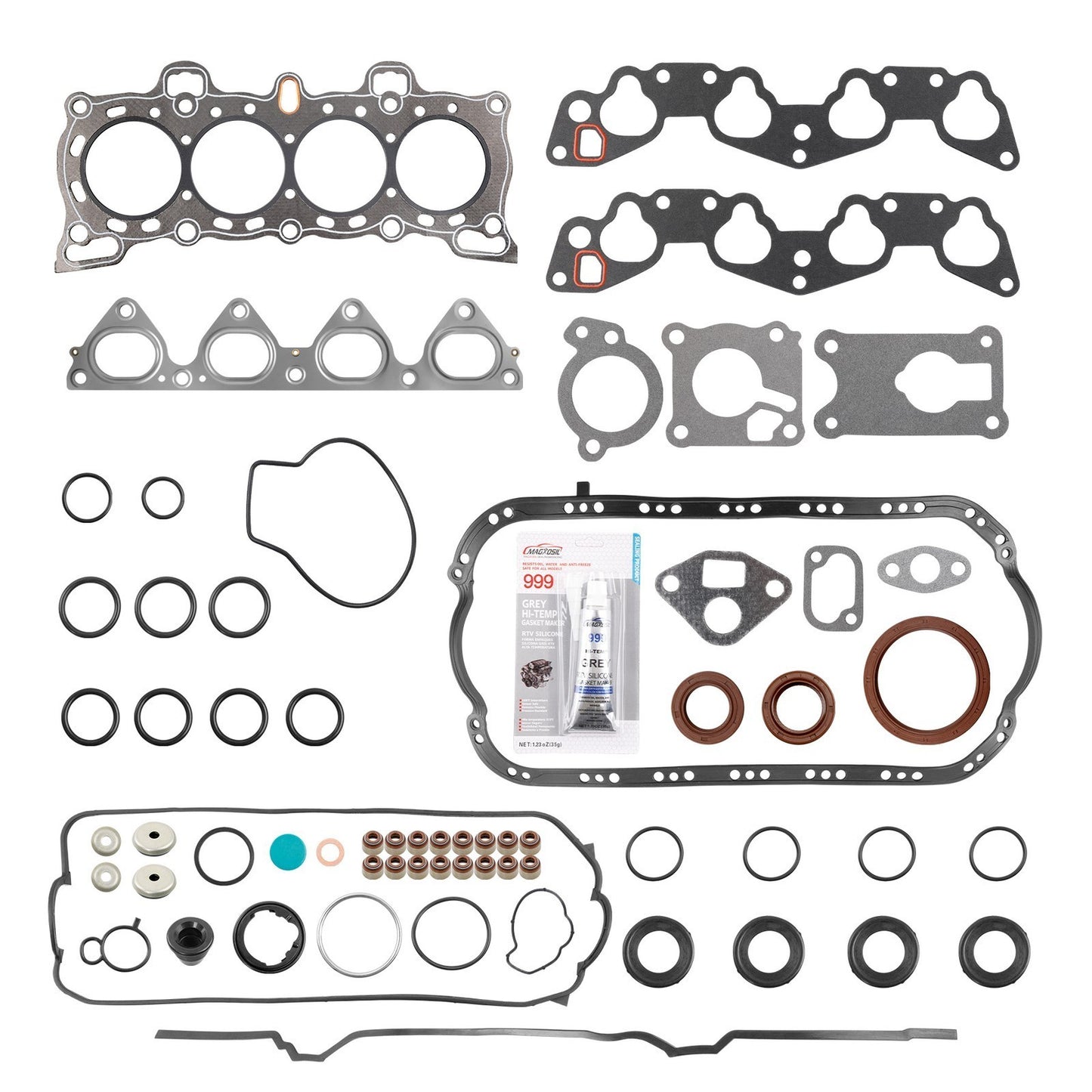 HS9123PT MLS Cylinder Head Gasket Set For 88-95 Honda Civic CRX 1.5L 1.6L CS9123