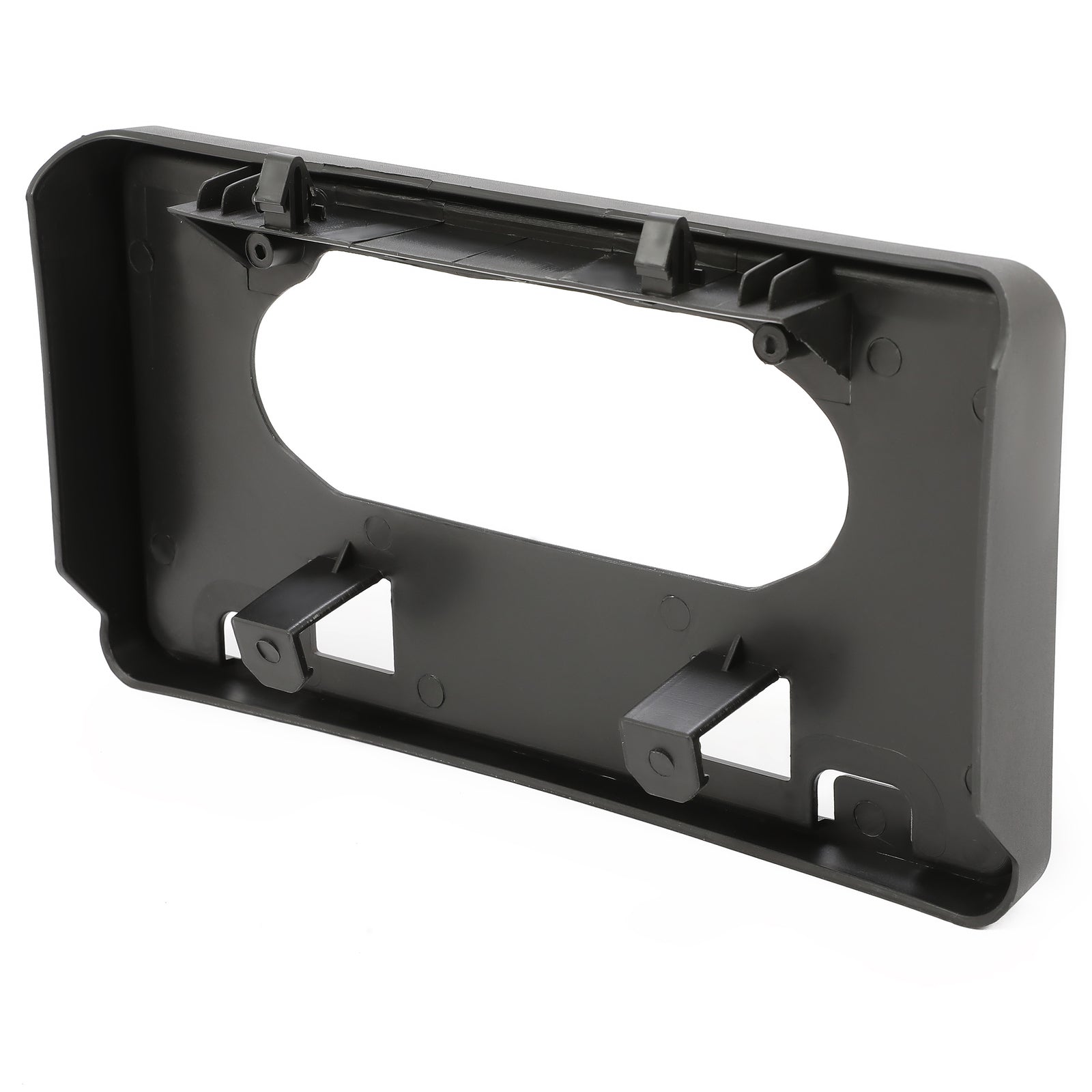 Solid Spare Fit For Ford F-150 2009-2014 Front Bumper License Plate Bracket Guards Pads Cap