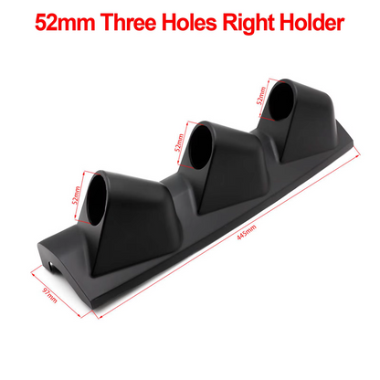 Universal 2" 52mm Triple 3 Hole A-Pillar Gauge Meter Pod Holder Display Race