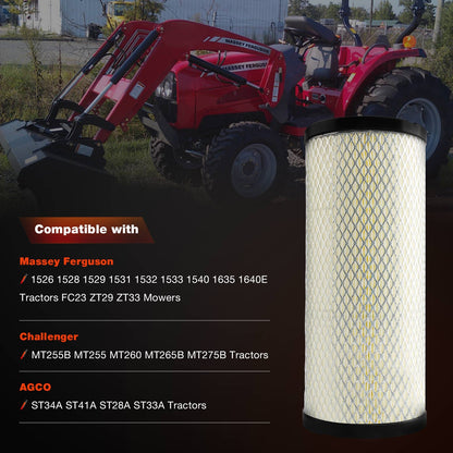 Air Filter 3607884M92 for Massey Ferguson 1233 1526 1528 1529 1531 1532 1533