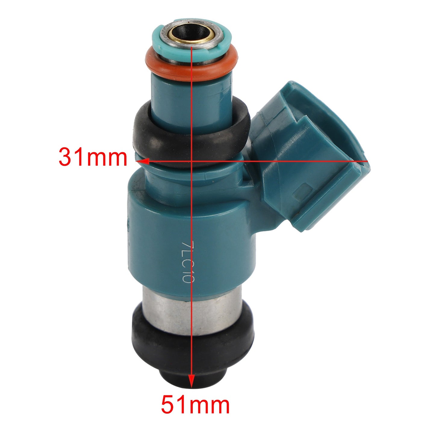 4PCS Fuel Injectors 13S-13761-00-00 For Yamaha YZFR6 YZF-R6 2008-2020