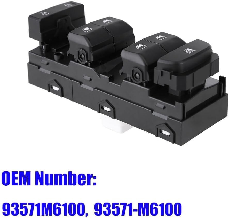 Power Window Master Control Switch Driver Side LH Fits For Kia Forte 2019-2021