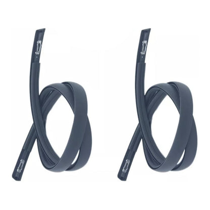 2PCS Roof Drip Molding Trim Left & Right Side Rubber For Civic Sedan 2012-2015