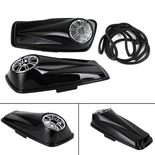 Solid Spare Speaker Lids For Harley Touring Street Electra Glide Hard Saddlebag 6.5" 2014-21