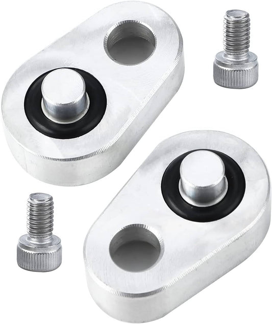 Solid Spare Rear Coolant Crossover Block Off Plug Steam Port Head Tube For GM LS Corvette