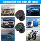 2x Waterproof Car Battery Meter Voltmeter LED Digital Display Voltage Gauge 12V