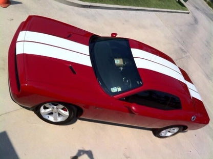 9" VINYL RALLY STRIPES RACING STRIPE HOOD TRUNK ROOF For DODGE CHALLENGER