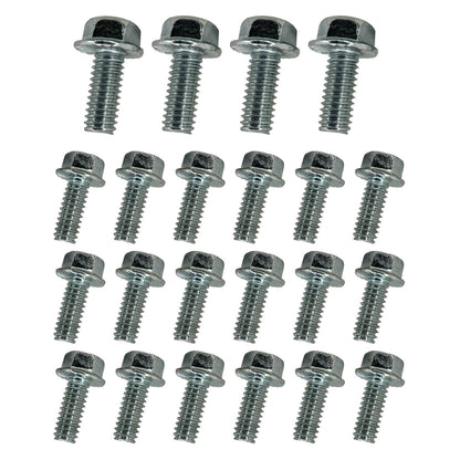 Stainless Steel Oil Pan Bolt Kit for Chevy Ford Small Block V8 Engines - SBC SBF