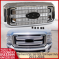 Chrome Front Bumper Grille For Ford F250 F350 F450 F550 2011-2016 Platinum Style