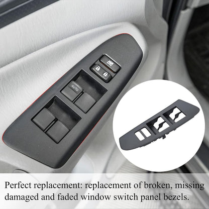FOR 2012-2015 TOYOTA TACOMA 4D CAB FRONT LEFT MASTER POWER WINDOW SWITCH BEZEL