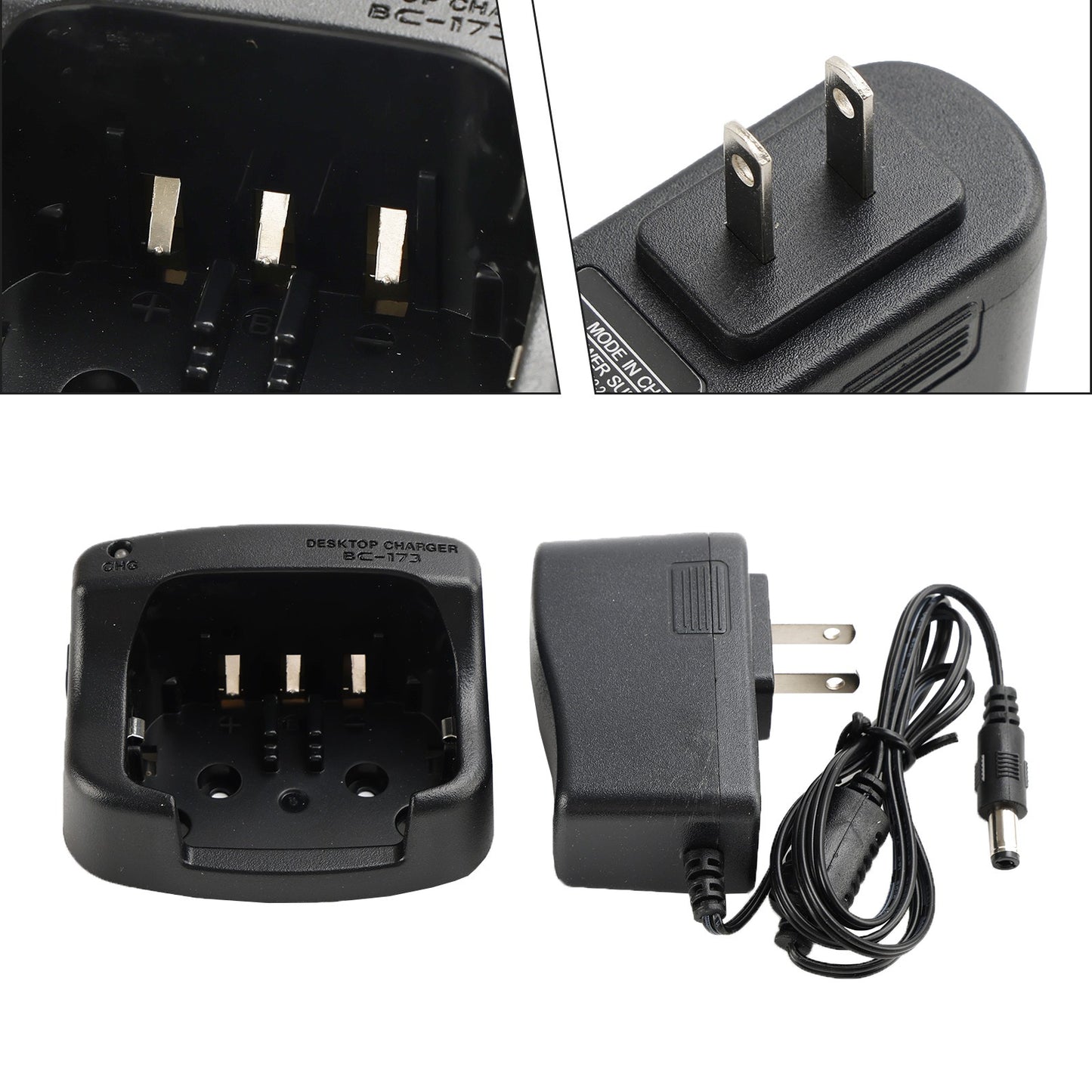 BC-173 Charger BP224 Battery Rapid Dock For ICOM IC-M31 M32 M2A M21 M33 M34 M35