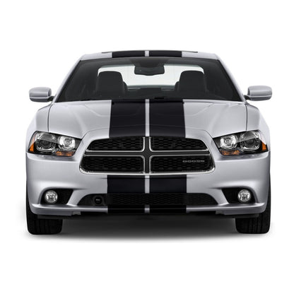 DUAL 10" VINYL RALLY STRIPES RACING STRIPE + BONUS INSTALL KIT For DODGE CHARGER