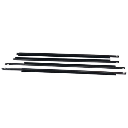 4Pcs New Front Rear Door Belt Moulding Weatherstrips For 2004-2009 Toyota Prius
