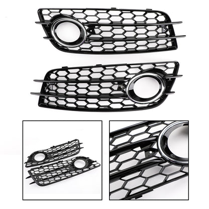 Chrome Ring Bumper Fog Light Grill Bumper For Audi A4 S-LINE S4 2008-2012 2010