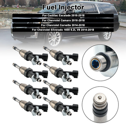 8PCS Fuel Injector 12668393 Fit Cadillac Escalade 2015-2018 Fits Camaro 16-18