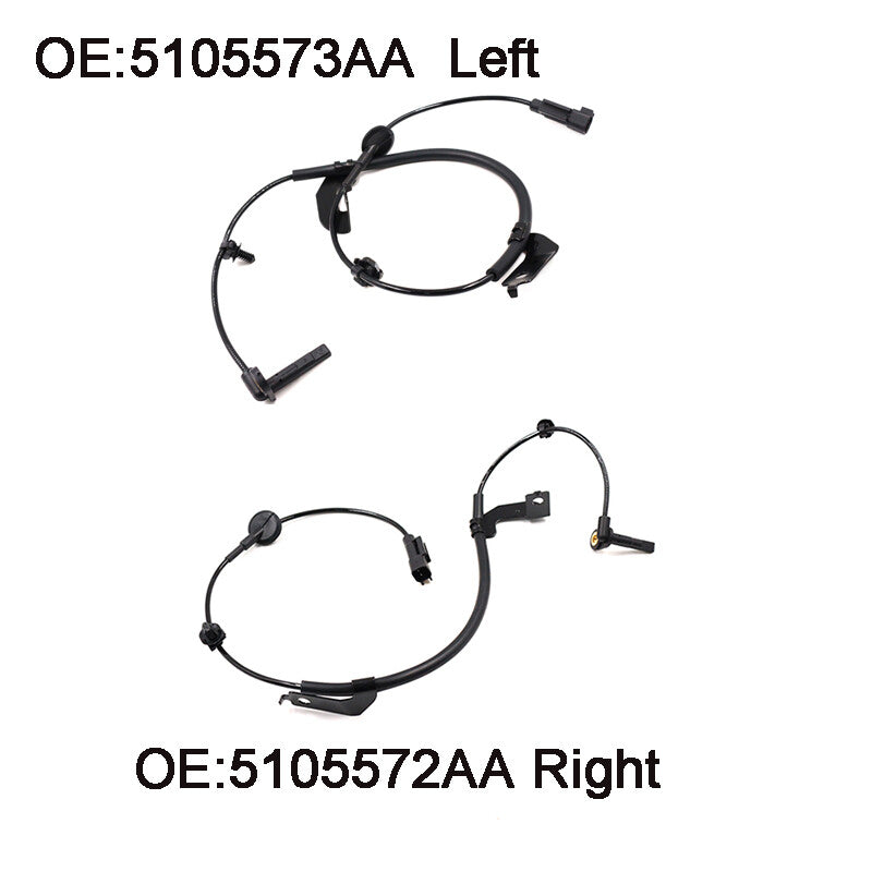 2PCS ABS Wheel Speed Sensor Front Left/Right Fit Dodge Caliber Jeep Compass
