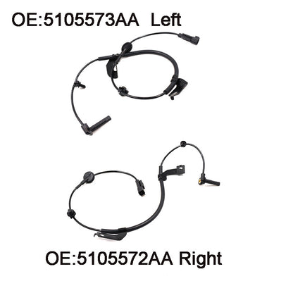 2PCS ABS Wheel Speed Sensor Front Left/Right Fit Dodge Caliber Jeep Compass