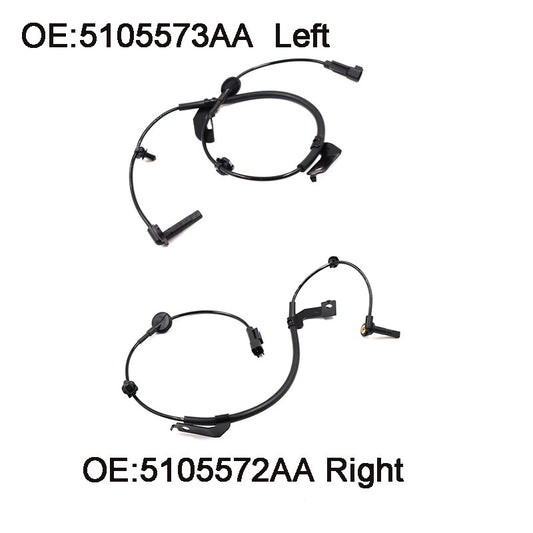 2PCS ABS Wheel Speed Sensor Front Left/Right Fit Dodge Caliber Jeep Compass