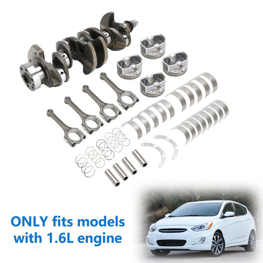 Crankshaft & Connecting Rod Piston Kit for Kia Soul Base Hatchback 4 Door 12-17