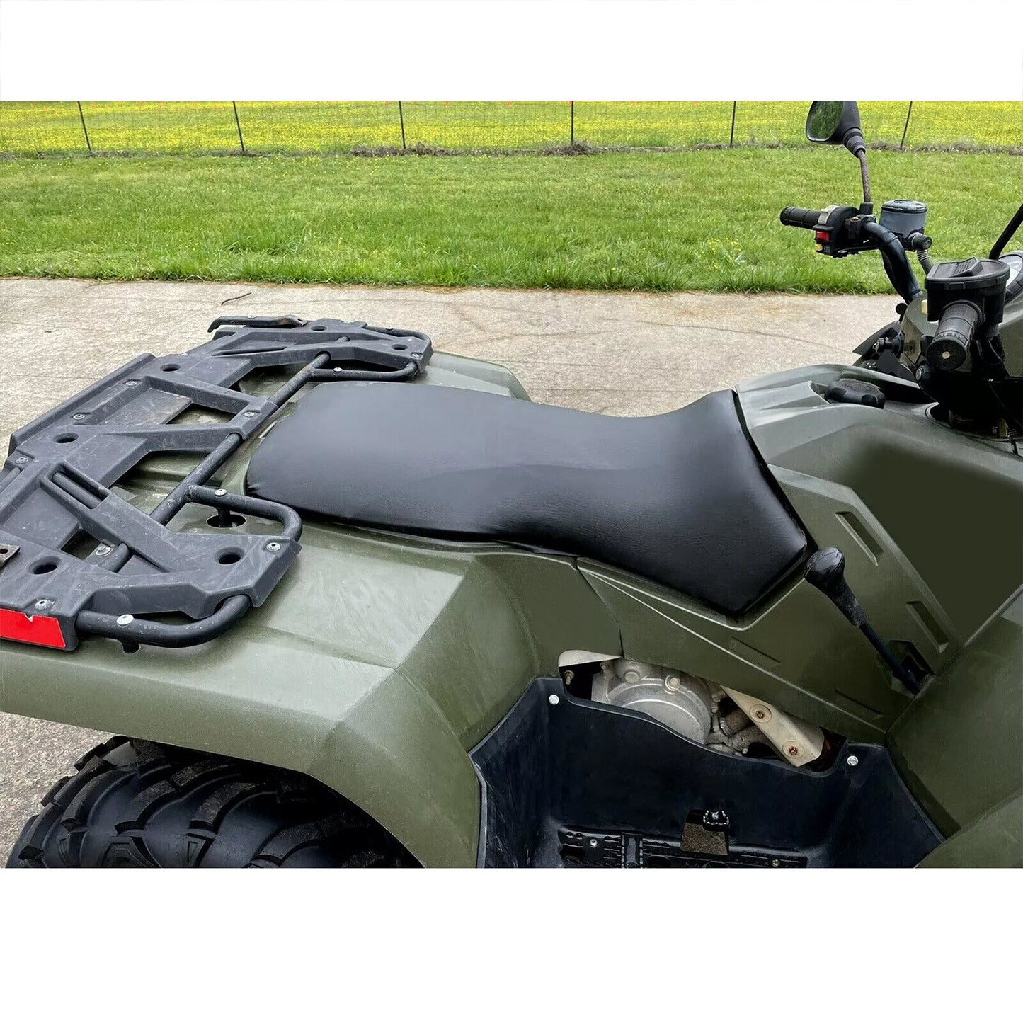 Solid Spare Leather Seat Cover For Polaris Sportsman 300 400 450 500 600 700 800 Hawkeye 300