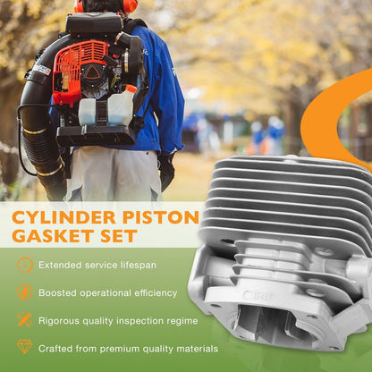 48mm Cylinder Piston Kit For Echo Backpack Blower PB-650 PB-650H PB-651H PB-750H