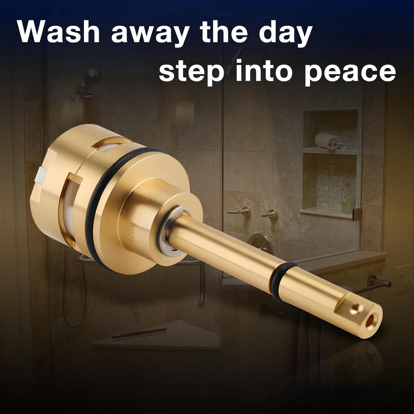 RP71718 3-Function Non-Shared Diverter Cartridge Kit For R11000 R22000 Brass