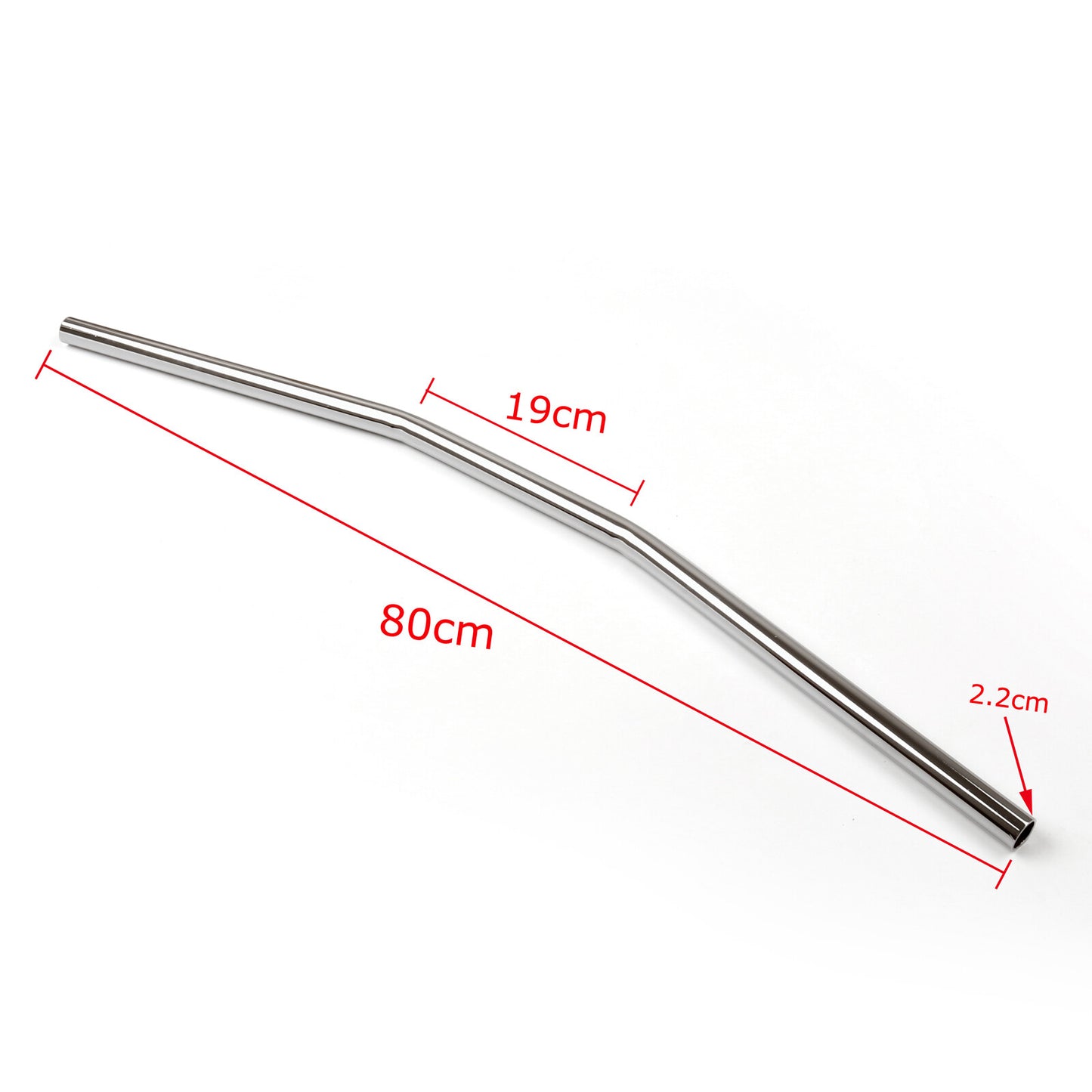 Chrome Cafe Racer 7/8" Handlebar Bar For Honda CB GS XS 650 750 850 900 1100 USA