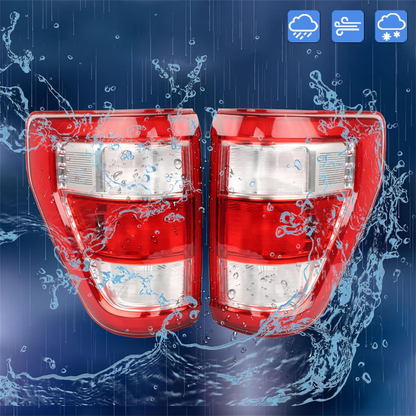 2PCS Tail Light Brake For Ford F150 XLT 2021-2023 (Halogen Upgrade Raptor Style)