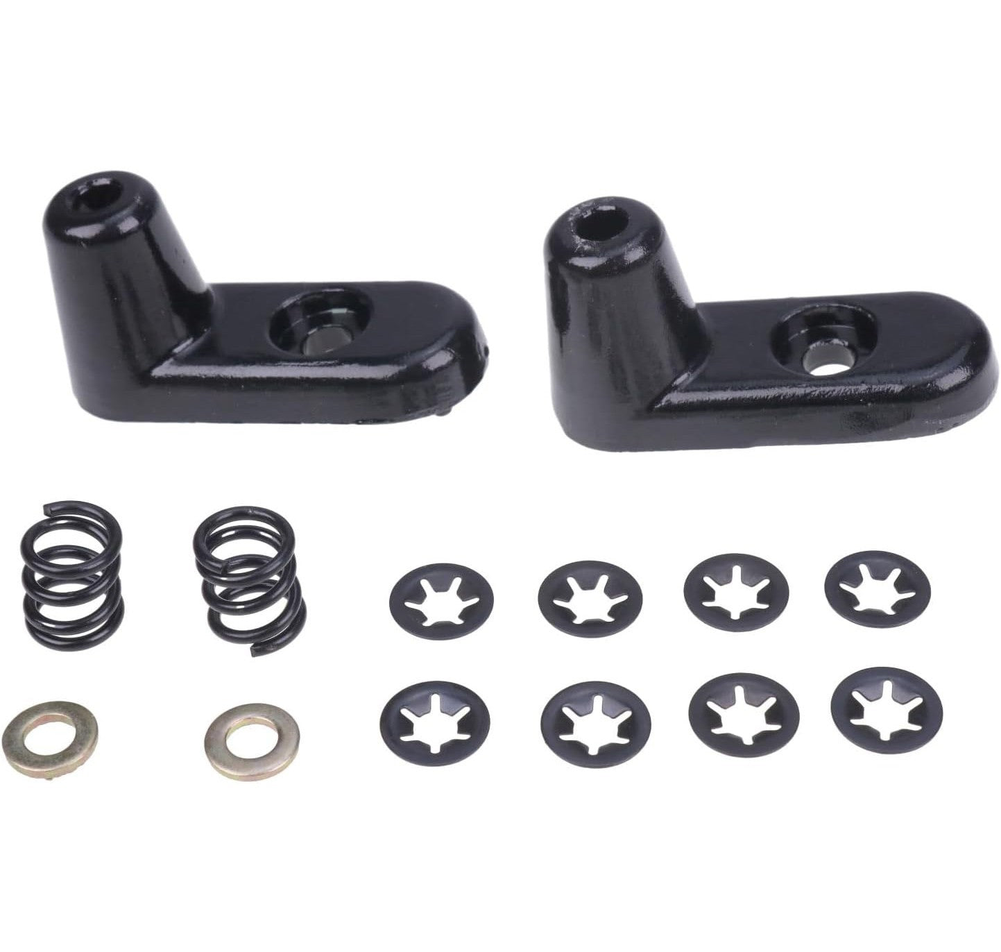 2) Bracket Sun Visor Repair Kit For Jeep Wrangler 2003-2006 Aluminum 924-532