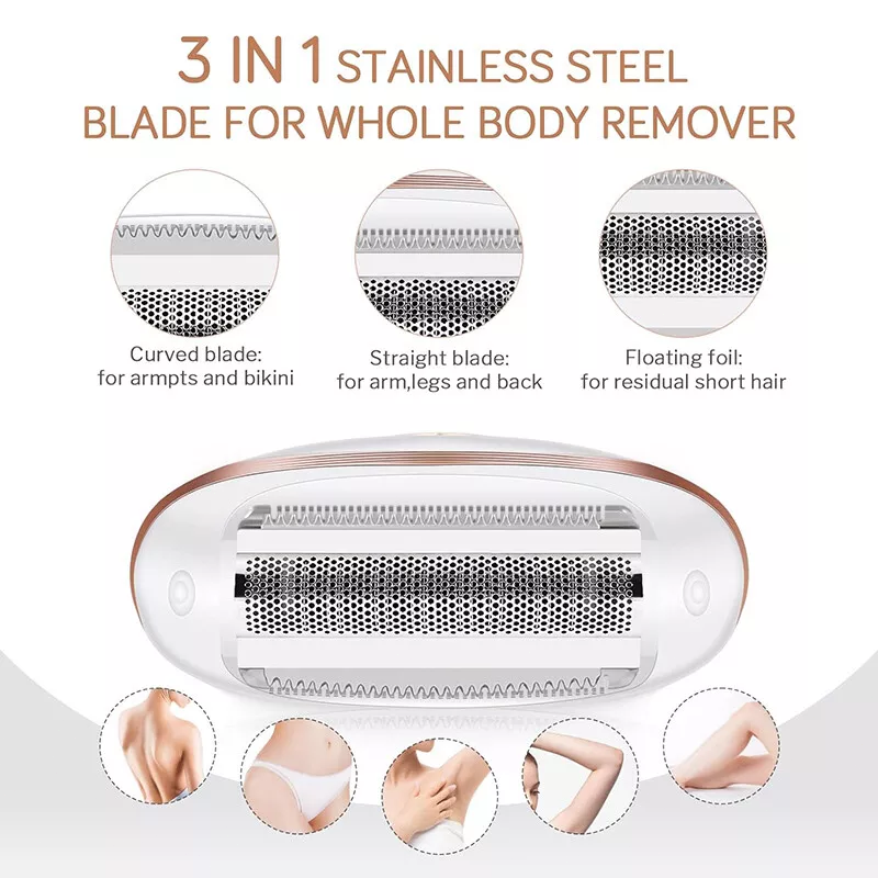 2 in 1 Wet  Dry Painless Rechargeable Lady Body Shaver Electric Razor for Women