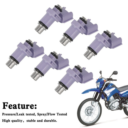 6PCS Fuel Injectors 6P2-13761-10-00 Fit For Yamaha 250 Outboard
