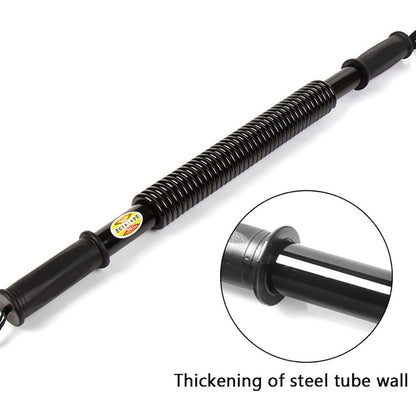 40KG Heavy Duty Spring Chest Power Bar Twister Upper Body Arms Strength Training