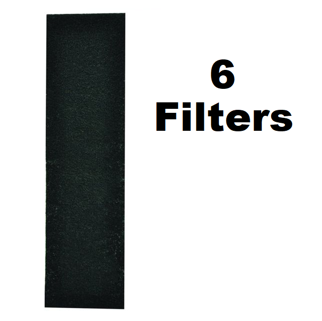 Solid Spare Microwave Charcoal Carbon Filter for Frigidaire 5304440335 5304467774 6 PACK
