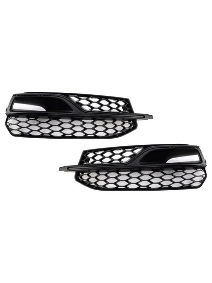 Front Lower Fog Light Cover Grille Grill Fit AUDI A3 S3 S-Line 2013-2016