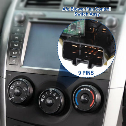 55902-12100 Blower A/C Fan Control Switch For Toyota Corolla 09-13 Matrix 09-10