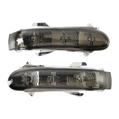 Pair Side Mirror LED Turn Signal Light For Benz S W220 CL W215 1999-2003 Gray 01