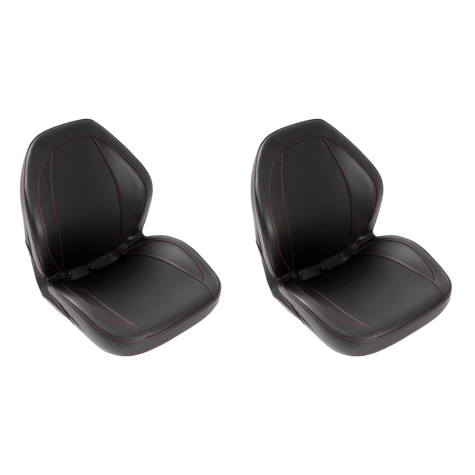 Solid Spare 2PCS Black Sewn Bucket Seats For Yamaha Rhino 450 660 700 #5UG-F4710-00-00