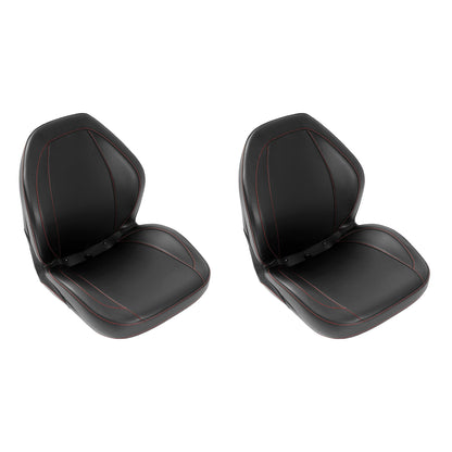Solid Spare 2PCS Black Sewn Bucket Seats For Yamaha Rhino 450 660 700 #5UG-F4710-00-00
