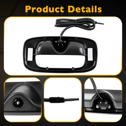 Upgrade Metal Tailgate Handle Backup Camera For 99-07 Chevy Silverado GMC Sierra