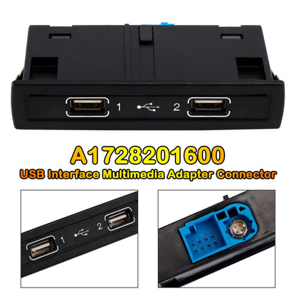 A1728201600 USB Interface Multimedia Adapter Connector for Mercedes-Benz