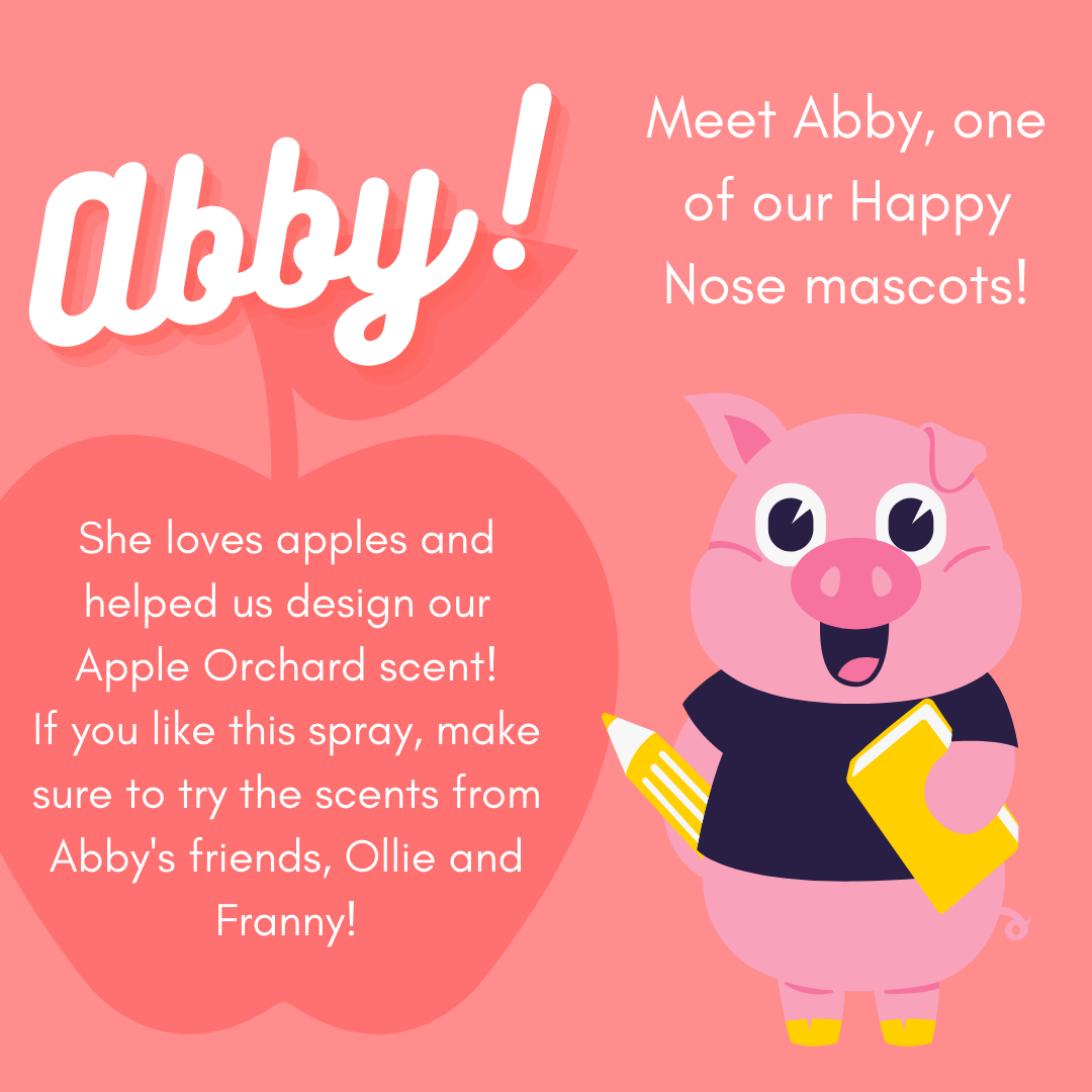 Solid Spare 2 Pack - Happy Nose! Air Freshener & Odor Remover Spray - Abby's Apple Orchard